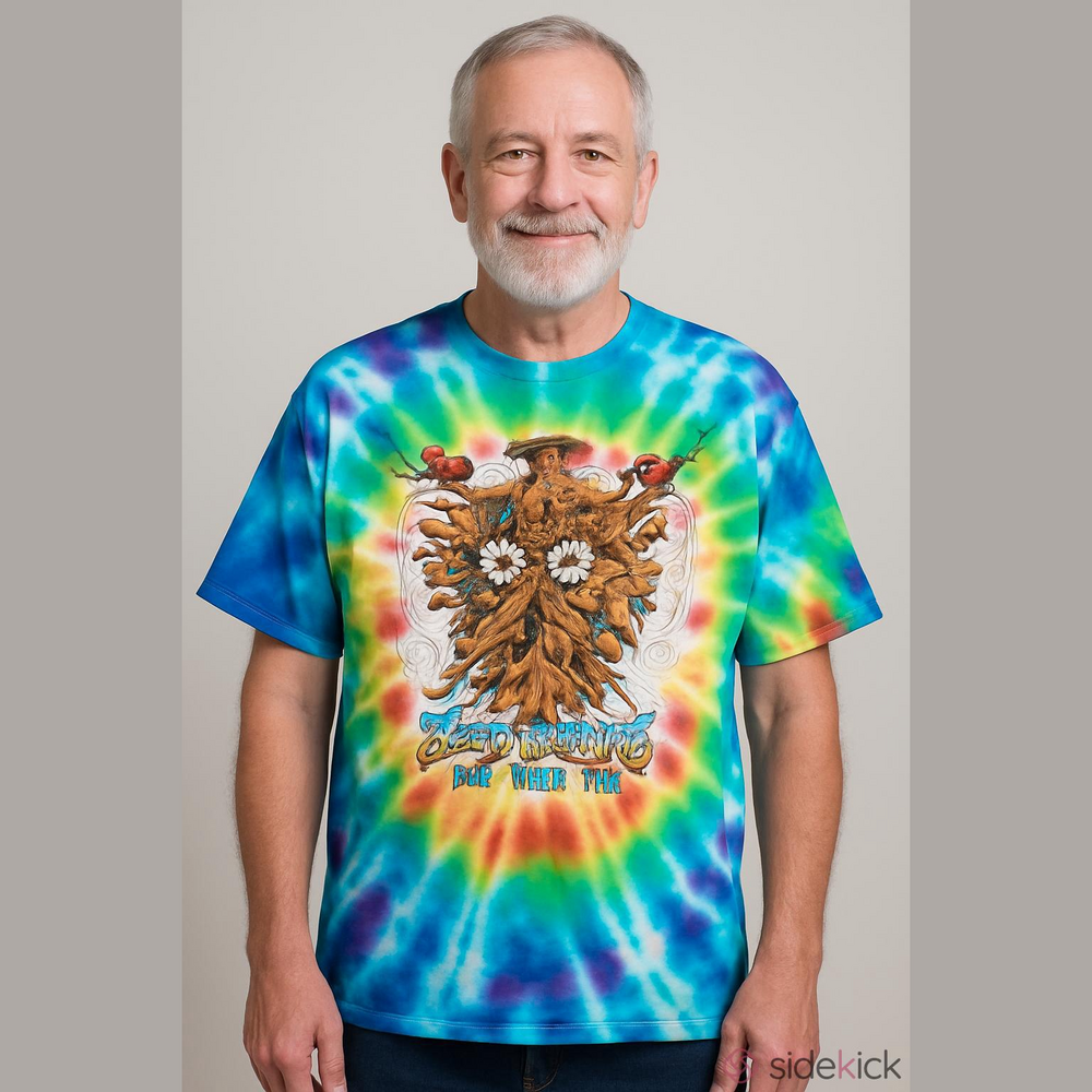 Billy Strings 2025 Fall Tour 2XL Tie-Dye Graphic Band Tee